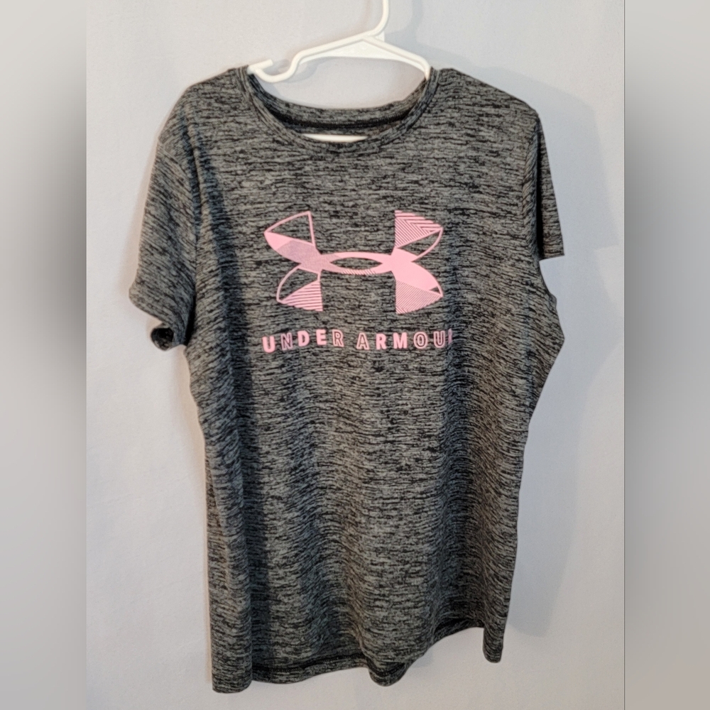 Under Armour Kids Charcoal Tee Size YLG